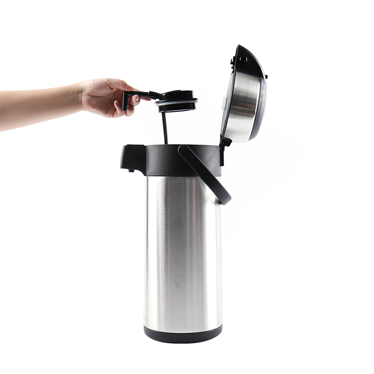 3.5L 4L 2L*2 Airpot Thermal Dispenser Lever Action Stainless Steel Insulated Thermos Of Coffee With Dispenser